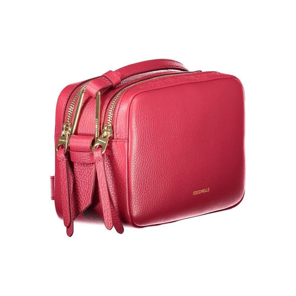 Coccinelle Red Leather Handbag CO-35340