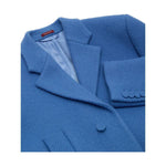 Gucci Blue Wool Coat GU-985620051550-IT50 | L