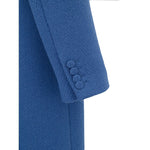Gucci Blue Wool Coat GU-985620051550-IT50 | L