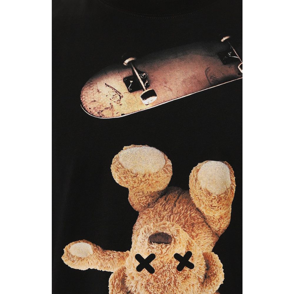 Diego Venturino Black Cotton T-Shirt