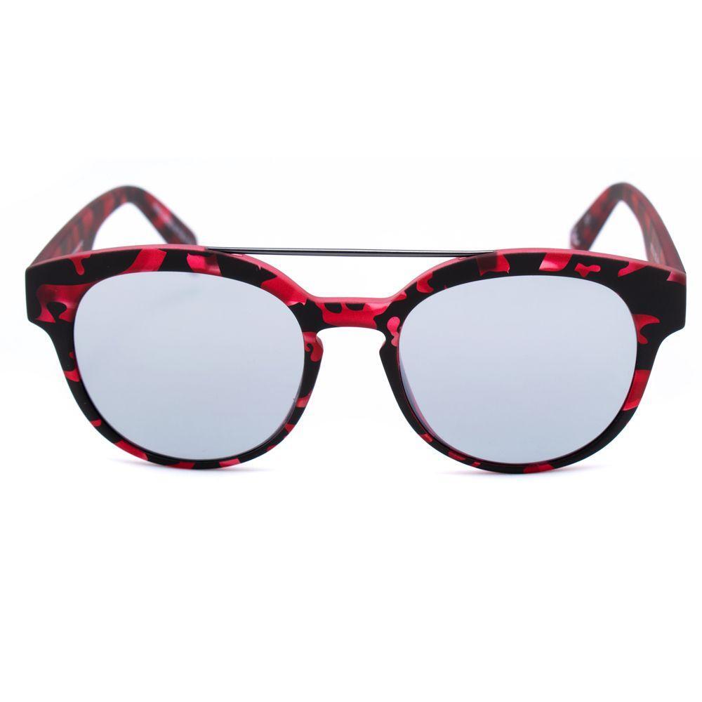 Italia Independent Red Acetate Sunglasses