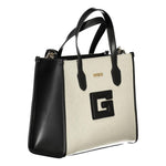 Guess Jeans Black Cotton Handbag GU-34828