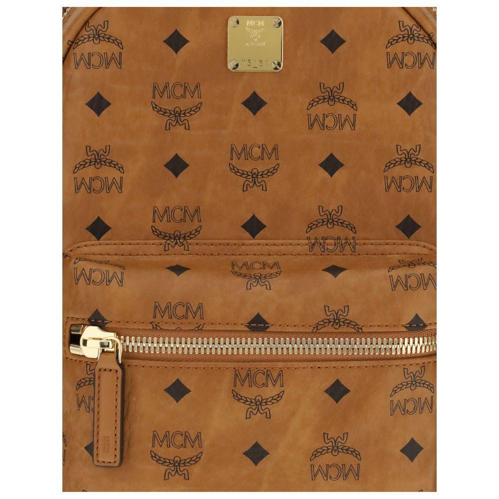 MCM Printed canvas small Stark Backpack MCMMKEAVE15COBB