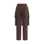 Undercover Organza Pants UN-UP2E1506BROWN-2