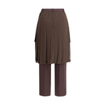 Undercover Organza Pants UN-UP2E1506BROWN-2