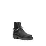 Valentino Garavani Leather Ankle Boots VA-7W2S0KU2RWA0NO-EU36/US6