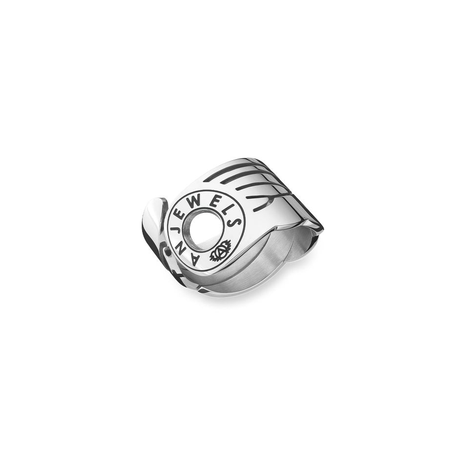 AN JEWELS JEWELRY Mod. AL.RFY01S-9 silver ring with modern design