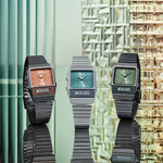 CASIO VINTAGE Mod. EDGY COLLECTION - AQUA GREEN AQ-800EC-2AEF