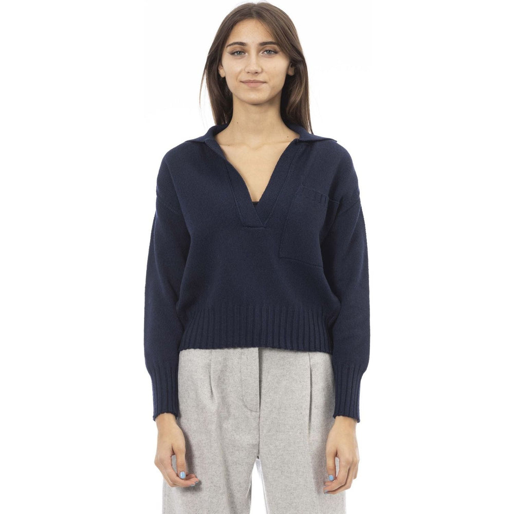 Alpha Studio Sweaters AD8362BE_9003BLUNOTTE:401113