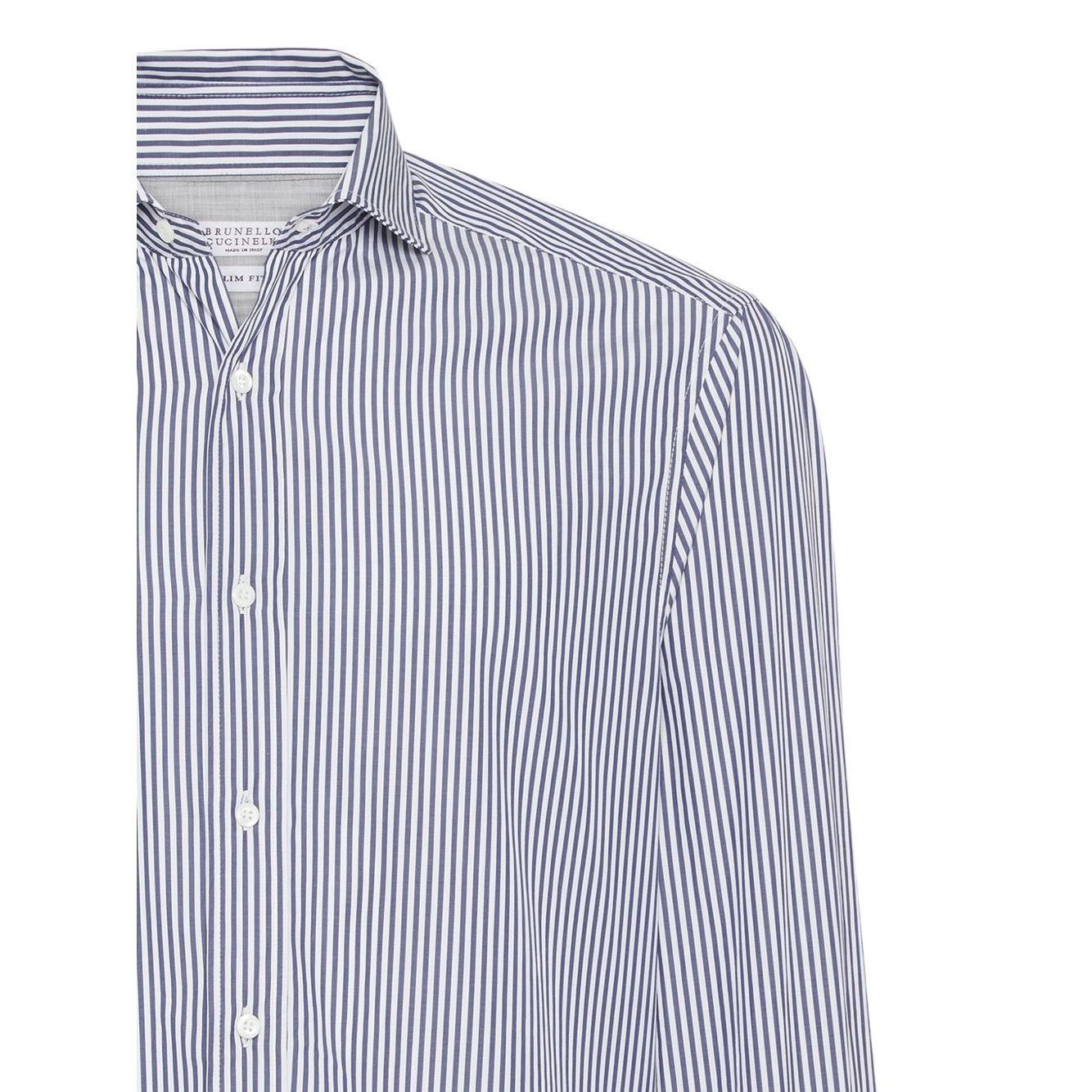 Brunello Cucinelli Shirts Blue