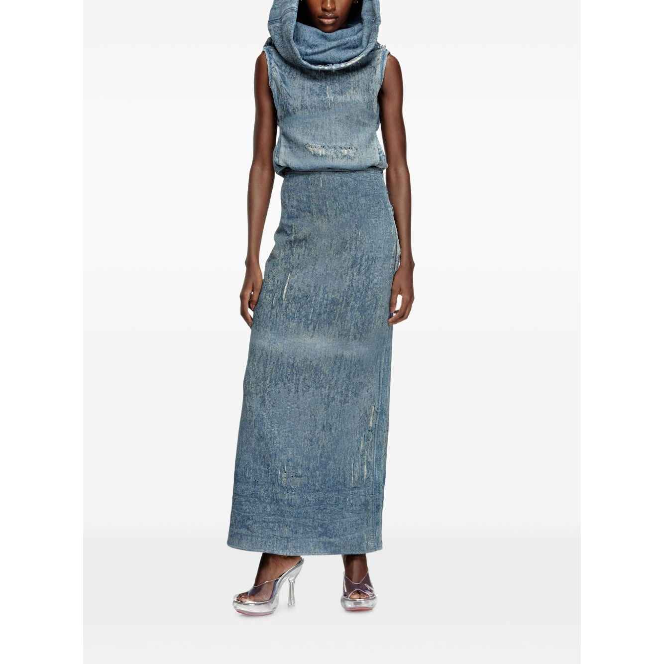 Diesel Skirts Clear Blue Skirts