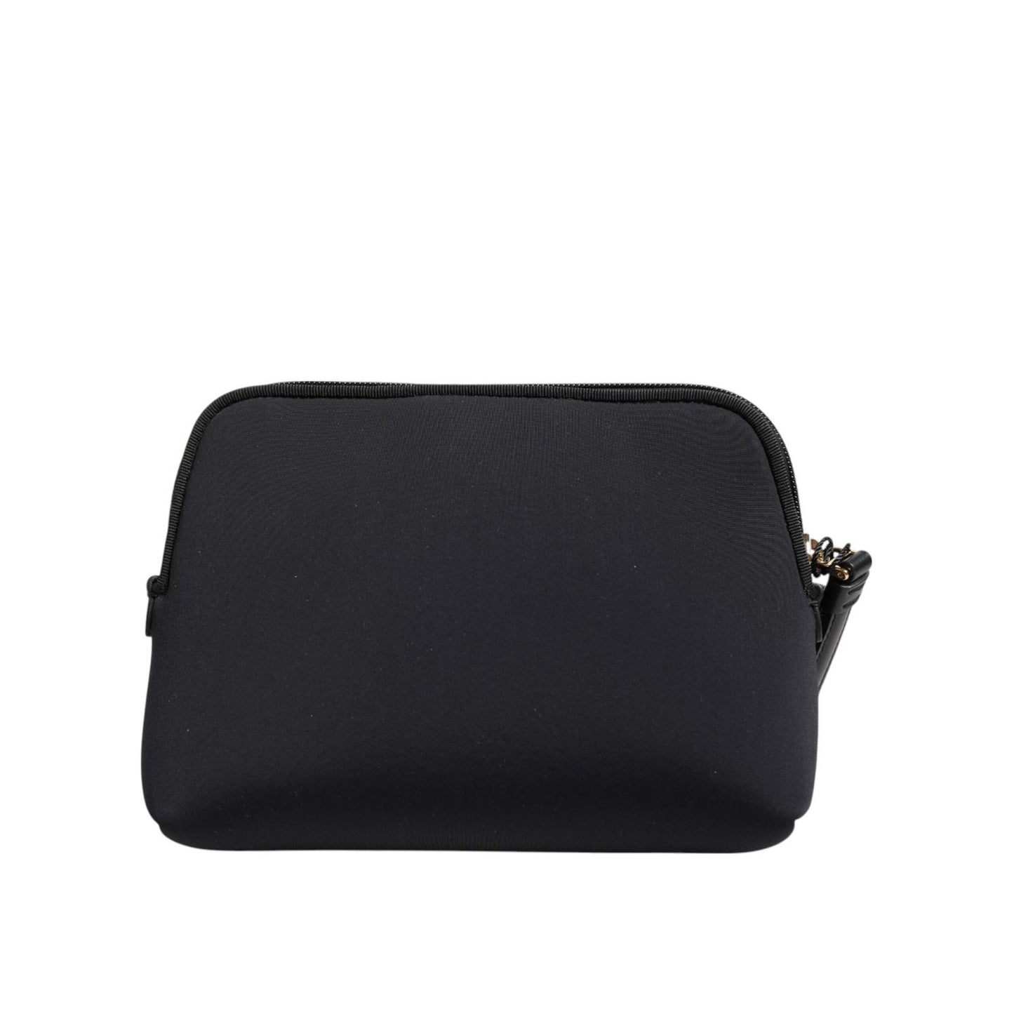 Dolce & Gabbana Black Solid Nylon DG LogoPrint Clutch Zip Borse Pouch Bag BAG4652