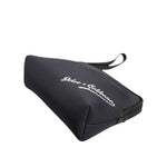 Dolce & Gabbana Black Solid Nylon DG LogoPrint Clutch Zip Borse Pouch Bag BAG4652