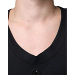 Dolce & Gabbana Black Cotton Born To Be Free Sleeveless T-shirt TSH86646-52