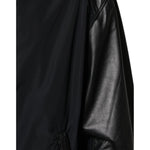 Dolce & Gabbana Black Hooded Full Zip Men Bomber Jacket JKT3878-50