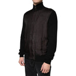 Dolce & Gabbana Black Logo Monogram Full Zip Bomber Jacket JKT3900-50