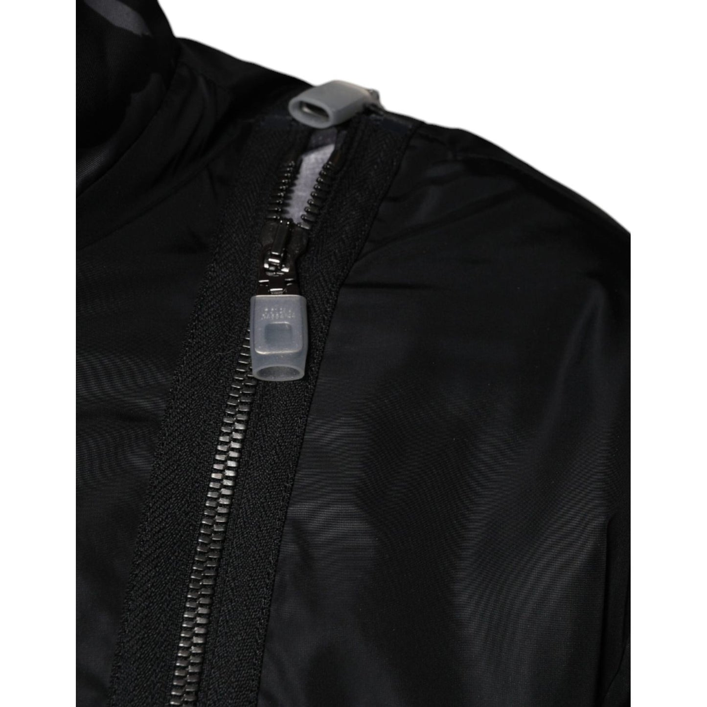 Dolce & Gabbana Black Nylon Full Zip Men Bomber Jacket JKT41273-54