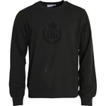 Dolce & Gabbana Green Logo Cotton Crew Neck Pullover Sweater TSH86384-52