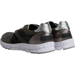 Dolce & Gabbana Multicolor Canvas Leather Low Top Sneaker Shoes MV6332-40.5