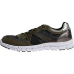 Dolce & Gabbana Multicolor Canvas Leather Low Top Sneaker Shoes MV6332-40.5