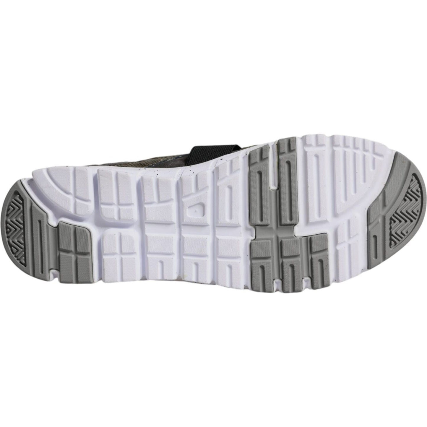 Dolce & Gabbana Multicolor Canvas Leather Low Top Sneaker Shoes MV6332-40.5