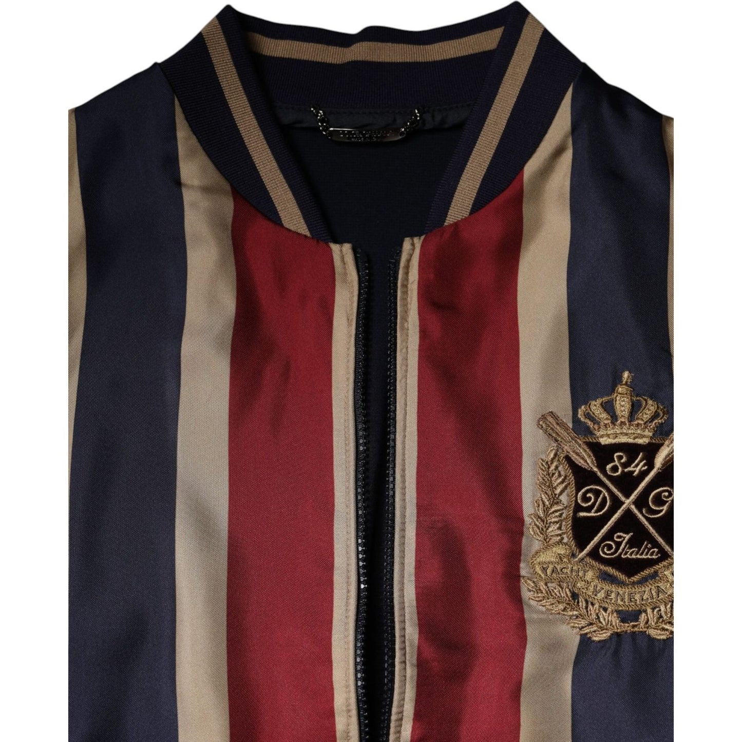 Dolce & Gabbana Multicolor #DGMillennials Full Zip Men Bomber Jacket JKT4147-46