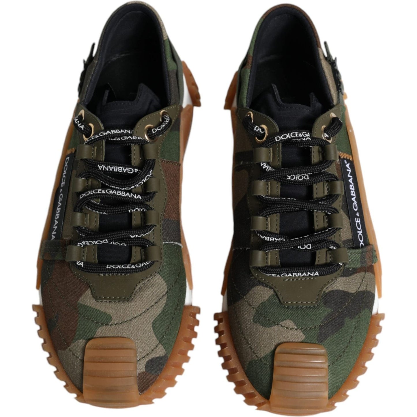 Dolce & Gabbana Multicolor NS1 Low Top Men Sneakers Shoes MV6261-39.5