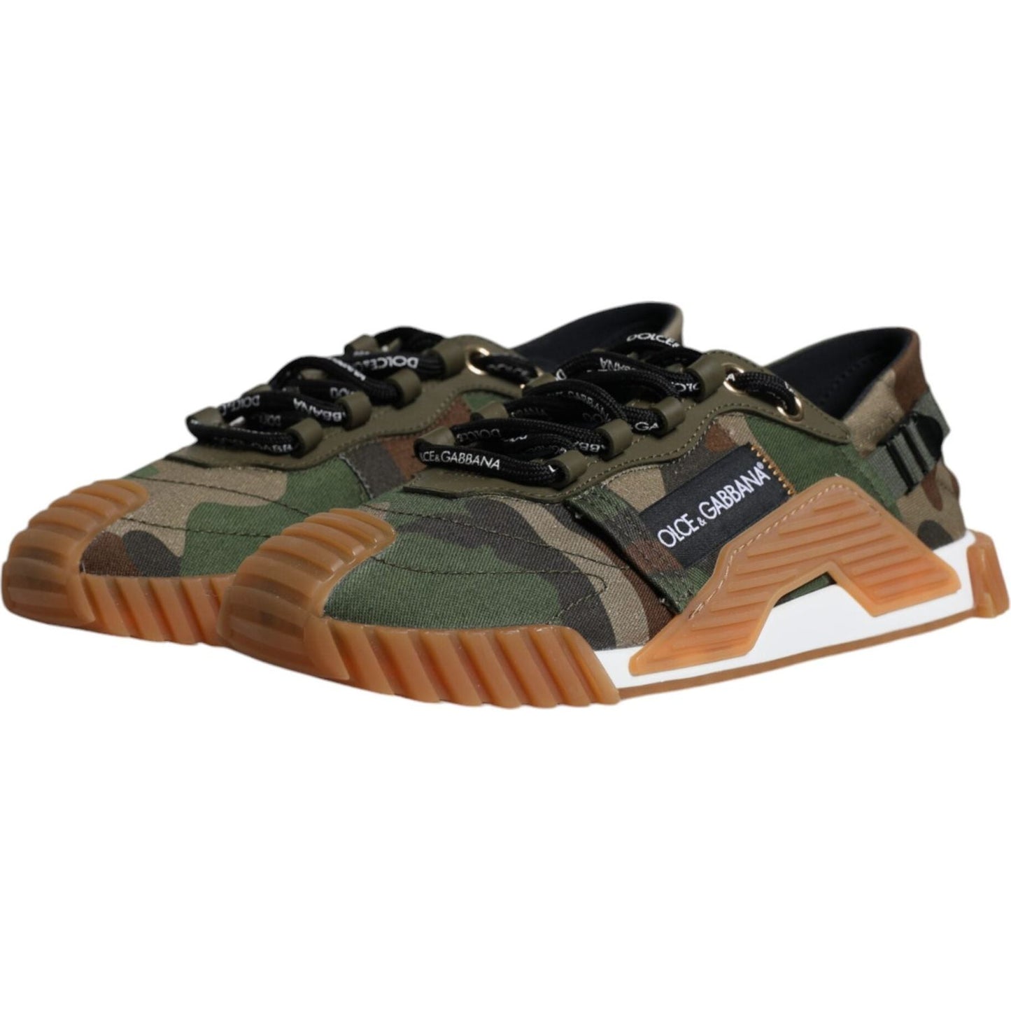 Dolce & Gabbana Multicolor NS1 Low Top Men Sneakers Shoes MV6261-39.5