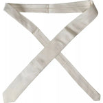 Dolce & Gabbana Off White Patterned Silk Classic Adjustable Tie KRA3374