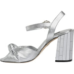 Dolce & Gabbana Silver Mirror Heels KEIRA Sandals Shoes LA11780-37