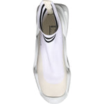 Dolce & Gabbana White Black Slip On Wave Socks Sneakers Shoes MV5834-44