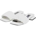 Dolce & Gabbana White Leather Slides Flats Sandals Shoes LA11740-37