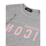 Dsquared² Elegant Gray Cotton Top for Women DS-4631662-XS