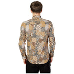 Gianni Lupo Beige Cotton Shirt GI-13067000127-IT44 | S