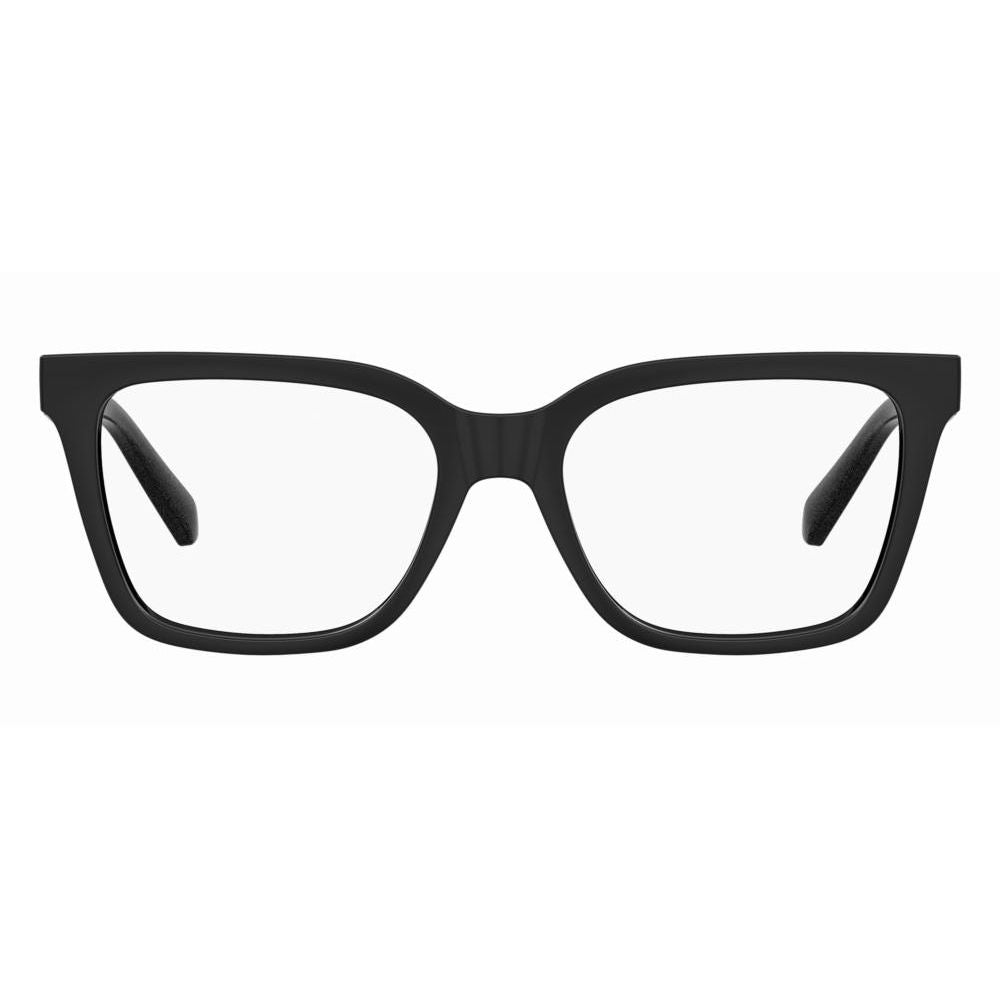 LOVE MOSCHINO MOD. MOL603 eyeglasses for ladies, featuring a classic black frame design.
