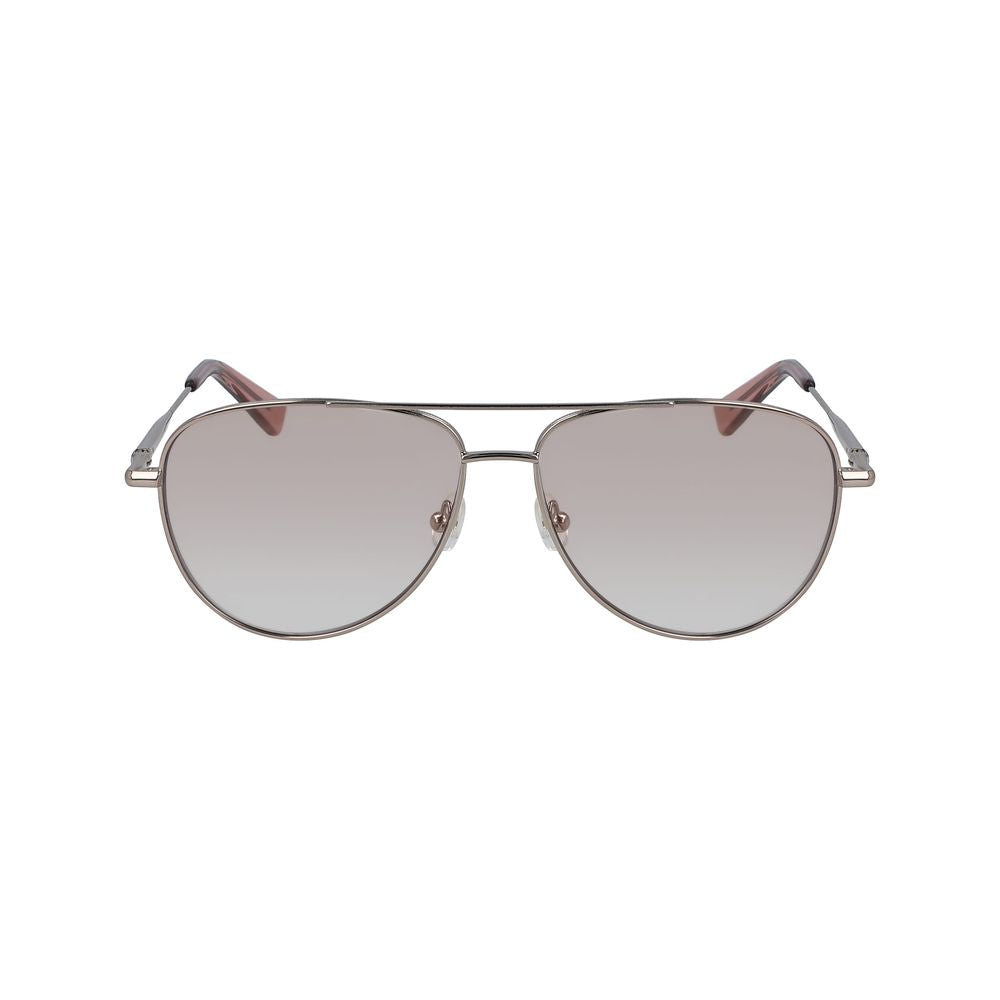 Longchamp Copper Metal Frames sunglasses, women's style LO2119-200 with dimensions 57/13/135mm. Copper colored metal frame eyewear.