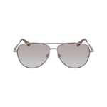 Longchamp Copper Metal Frames sunglasses, women's style LO2119-200 with dimensions 57/13/135mm. Copper colored metal frame eyewear.