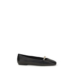 PINKO Leather Ballerinas PI-SD0383P003Z99BLACK-EU36/US6