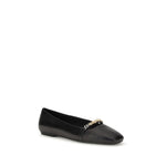 PINKO Leather Ballerinas PI-SD0383P003Z99BLACK-EU36/US6