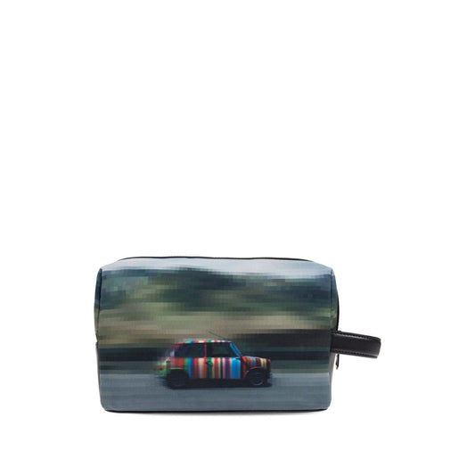 Paul Smith Recycled Polyester 'Pixelated Mini' Washbag Small Leather Goods