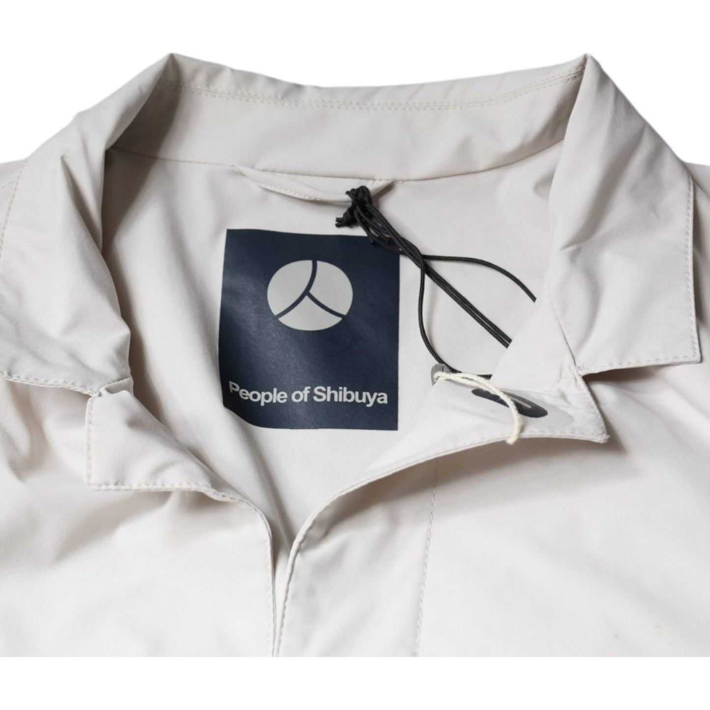 People Of Shibuya Off White Full Zip Coat Men Jacket JKT41219-54