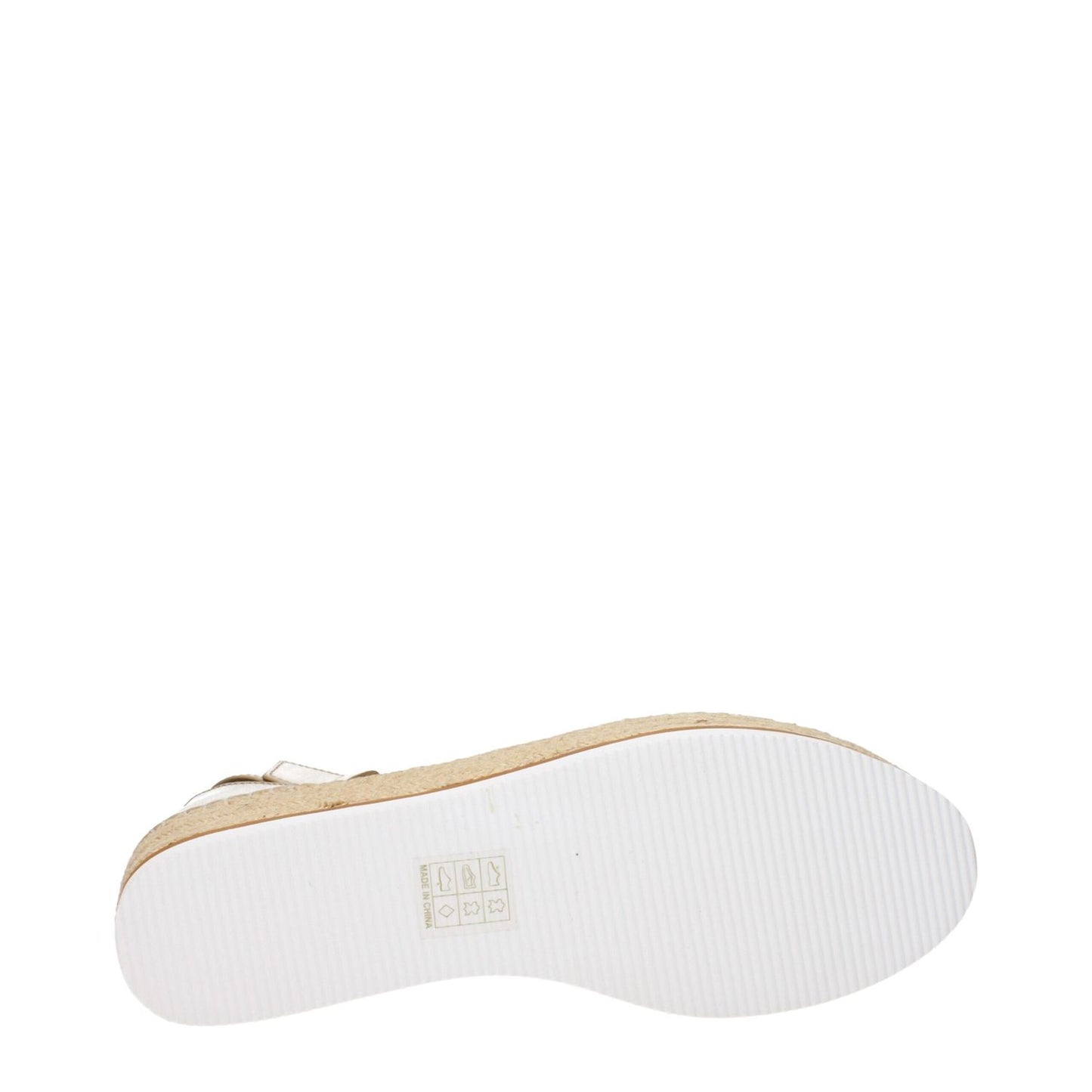 See By Chloé Gold Leather Wedge Sandals