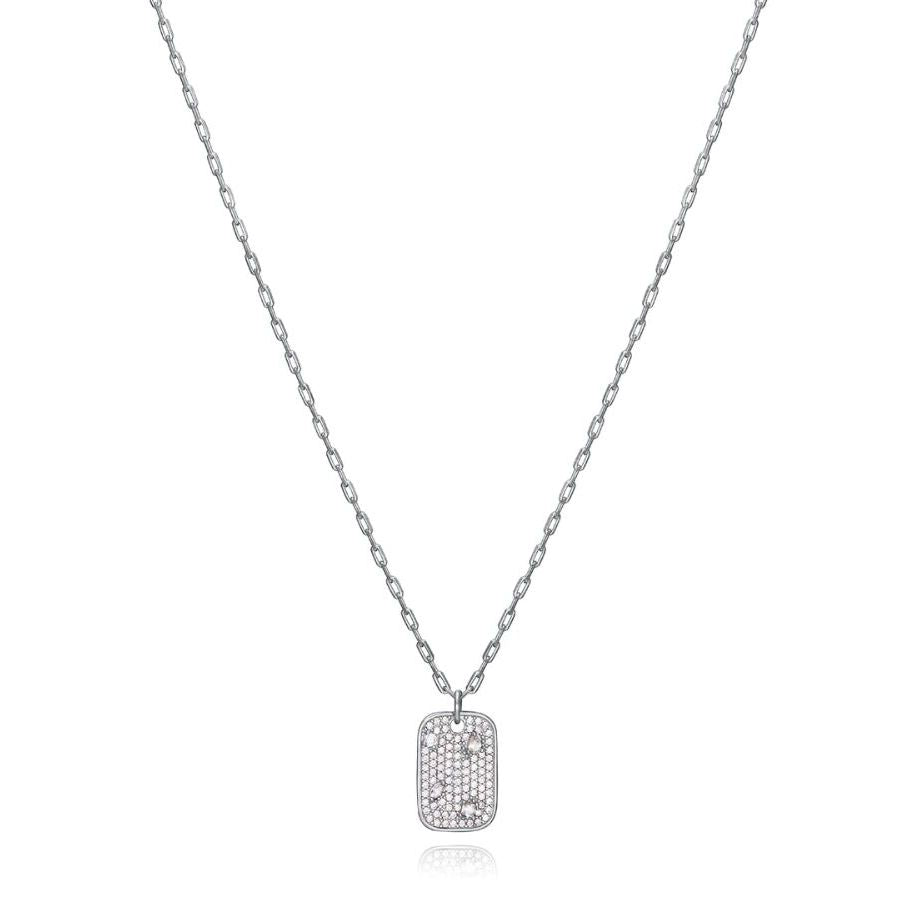 VICEROY JEWELS Mod. 13178C000-30 silver necklace with quartz analog pendant, 36 mm case, and 3 ATM water resistance in official packaging.