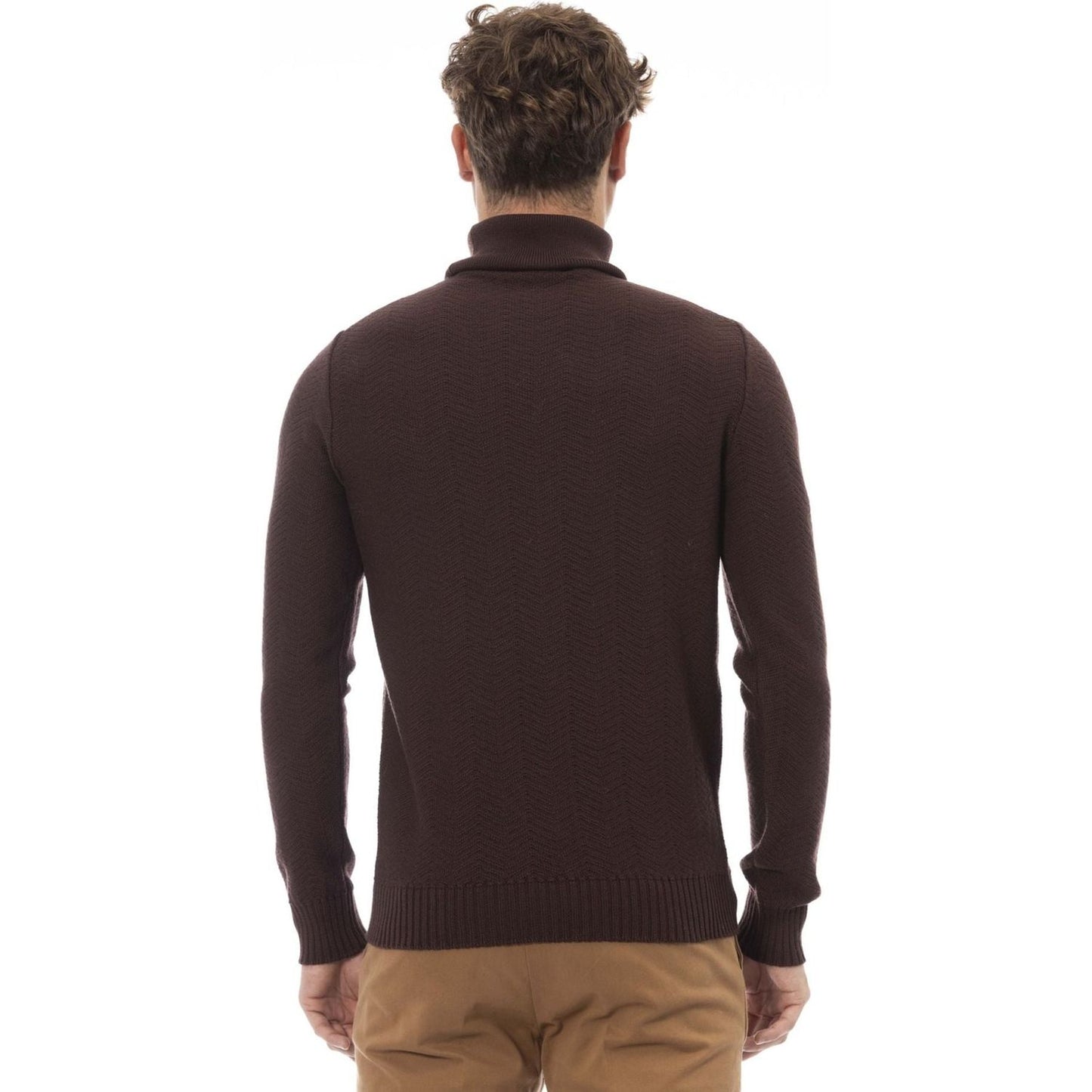 Alpha Studio Sweaters AU7023G_4001CIOCCOLATO:401518