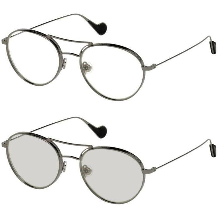 MONCLER SUNGLASSES Mod. PHOTOCHROMIC SHINY GUNMETAL ML0105 54008