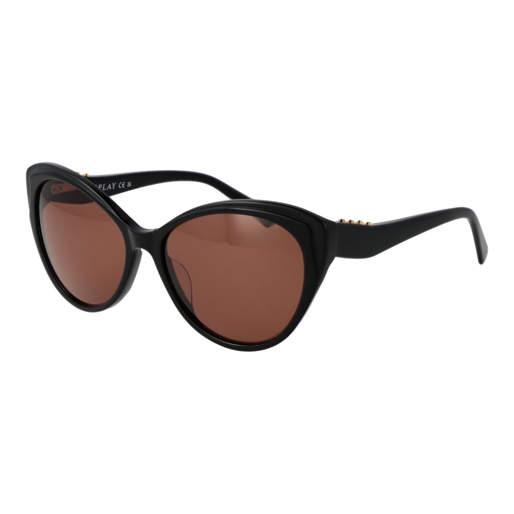 Replay Black Plastic Sunglasses 1728,67345776800,Accessories,Black,Glasses and Sunglasses - Accessories,New with tags,Replay,Sunglasses - Glasses and Sunglasses - Accessories,Women