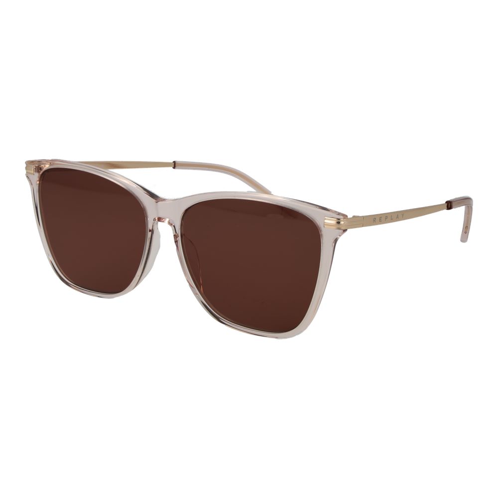 Replay Beige Plastic Sunglasses 1728,67345776800,Accessories,Beige,Glasses and Sunglasses - Accessories,New with tags,Replay,Sunglasses - Glasses and Sunglasses - Accessories,Women