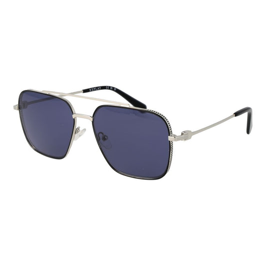 Replay Silver Metal Sunglasses 1728,67345776800,Accessories,Glasses and Sunglasses - Accessories,Men,New with tags,Replay,Silver,Sunglasses - Glasses and Sunglasses - Accessories
