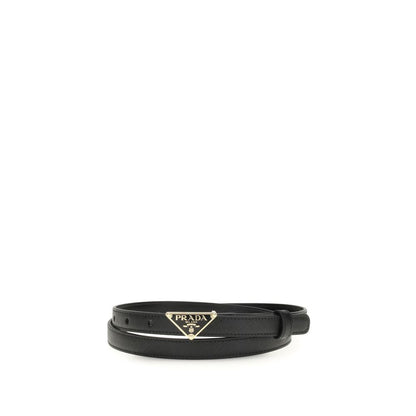 Prada Black Calf Leather Bos Taurus Regular Belt 1728,72470364320,80 cm / 32 Inches,85 cm / 34 Inches,90 cm / 36 Inches,Accessories,Belts - Accessories,Black,New with tags,Prada,Regular Belts - Belts - Accessories,Women