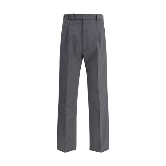 Prada Gray Wool Oves Aries Dress Pants